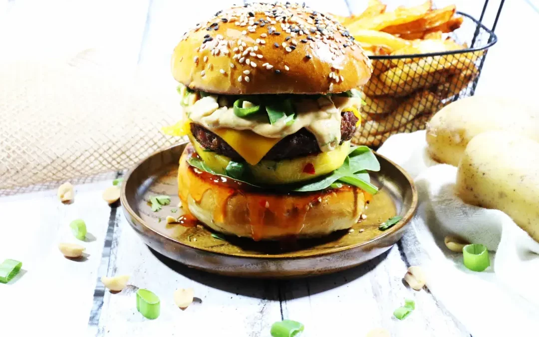 The Spicy Peanut Burgers