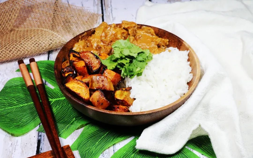 Peanut Seitan & Sweet Potato