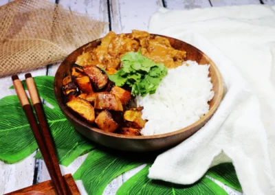 Peanut Seitan & Sweet Potato