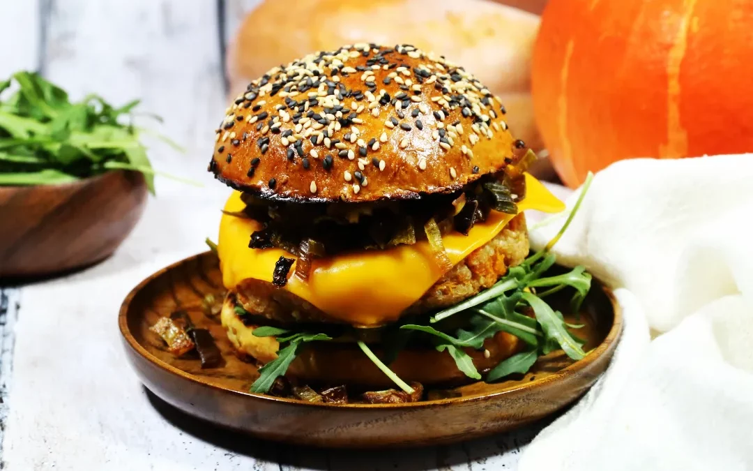 Vegan Pumpkin Burgers