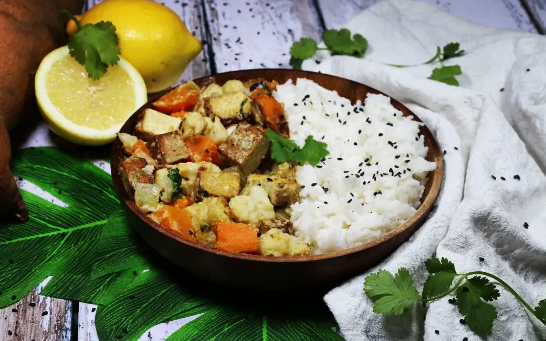 Coconut Sweet Potato & Cauliflower