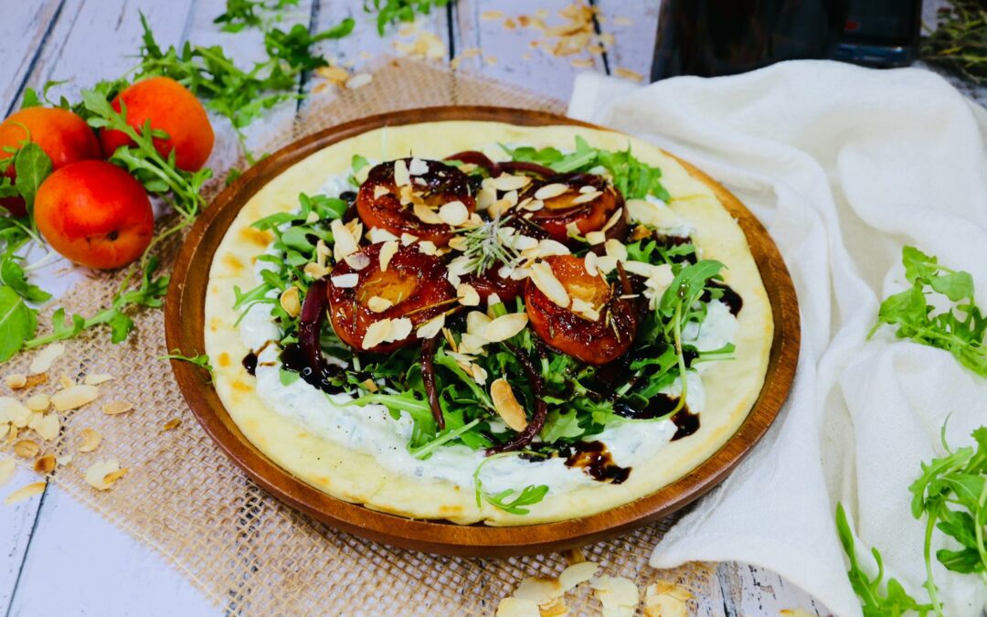 Veggie Apricot Flatbreads